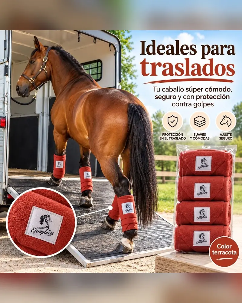 Vendas en polar, hecha a mano por Ejemplares